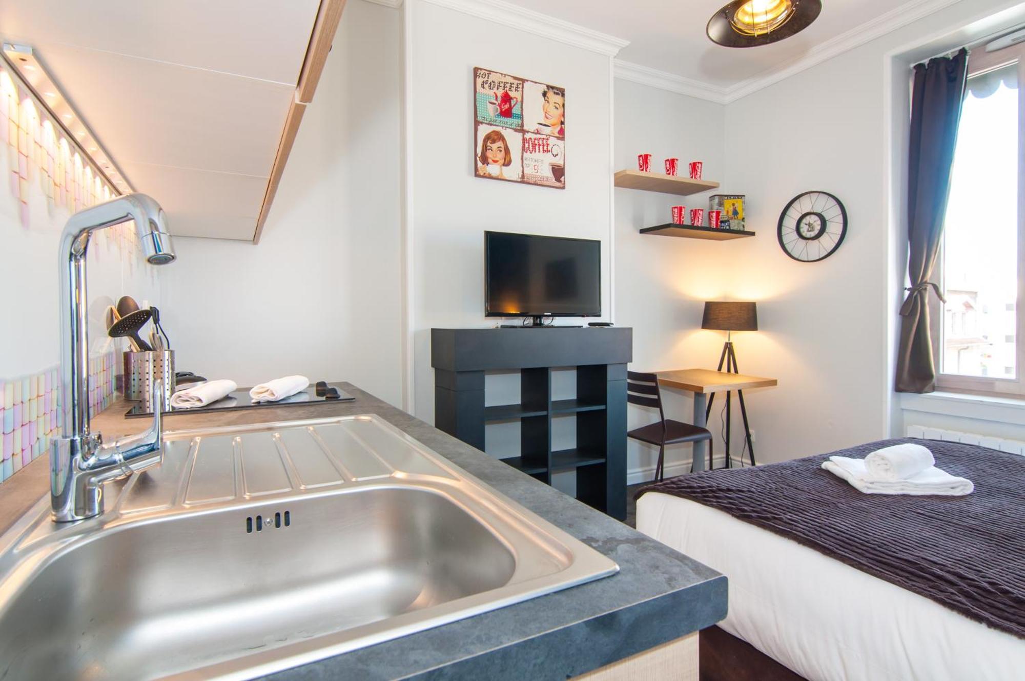 Апартаменты Les Charmettes - Lyon 6Ieme Номер фото
